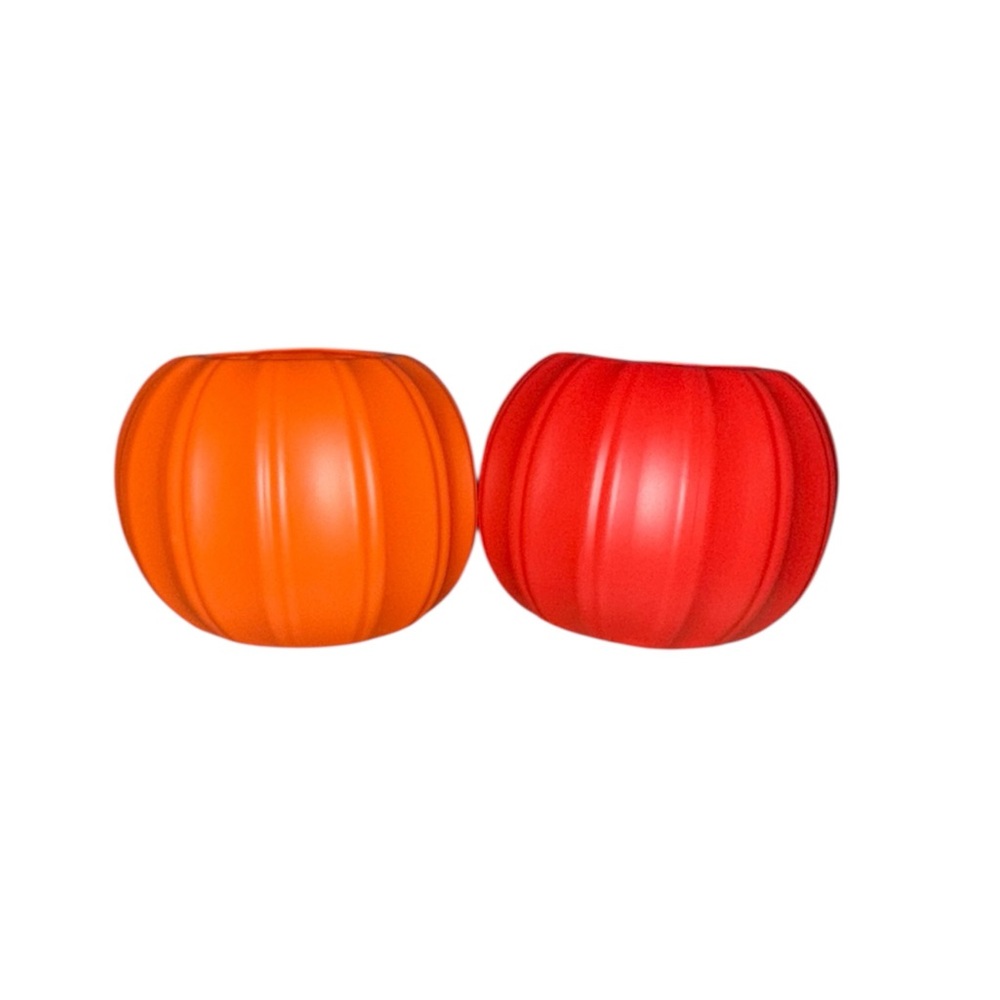 Pumpkin themed planter pot decor